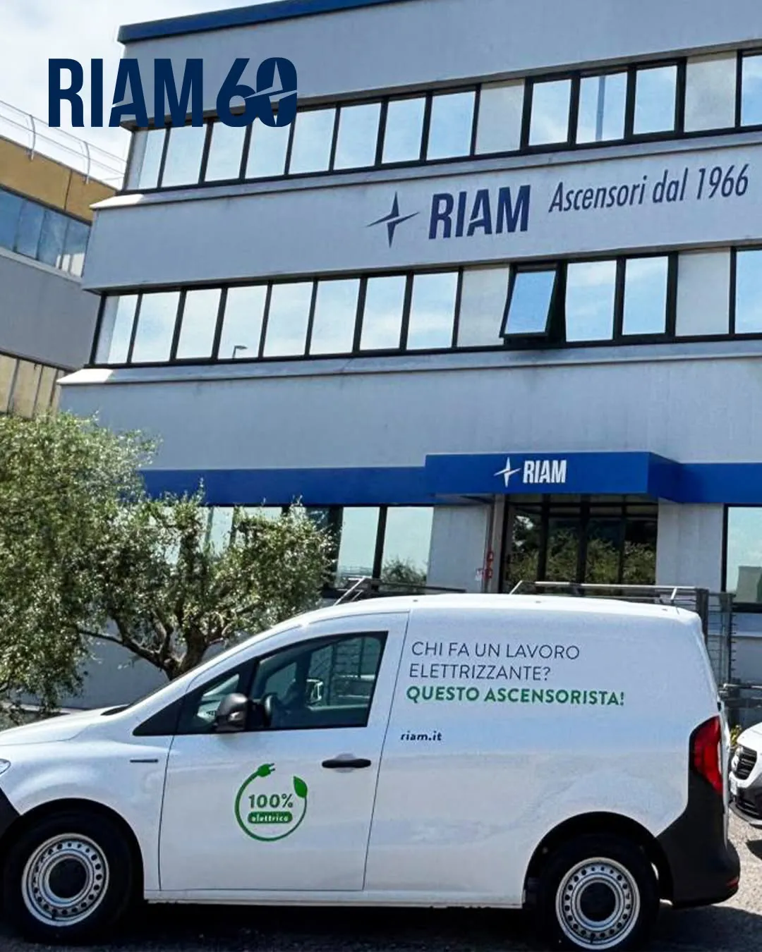 Sede RIAM Verona: nuova grafica per i nostri 60 anni. 