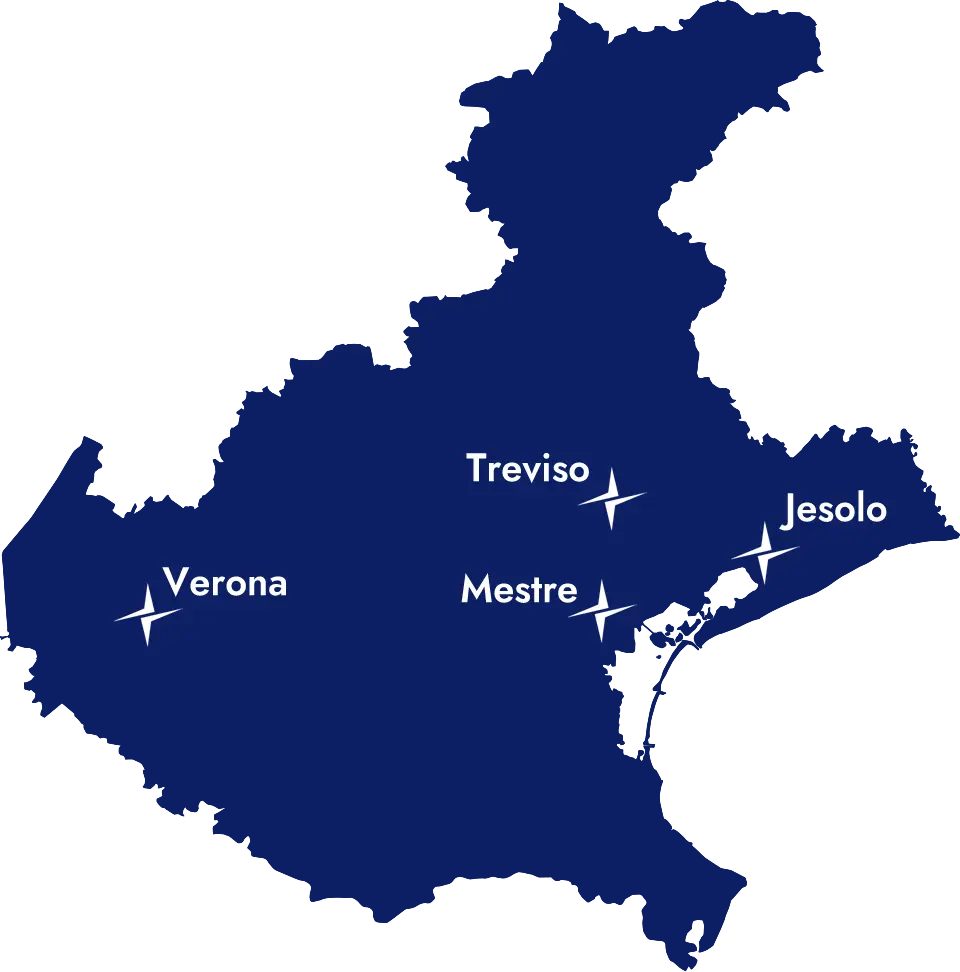 Mappa delle sedi RIAM
