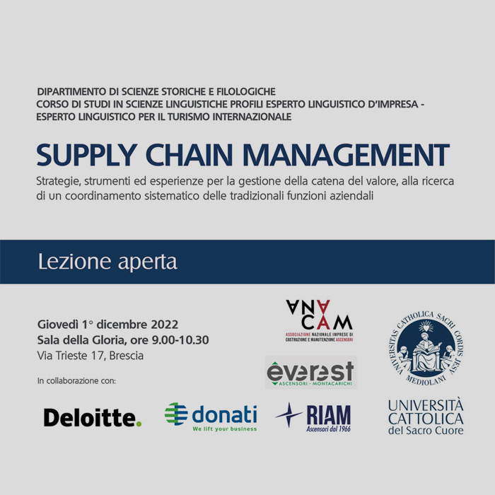 <b>Supply chain management</b>